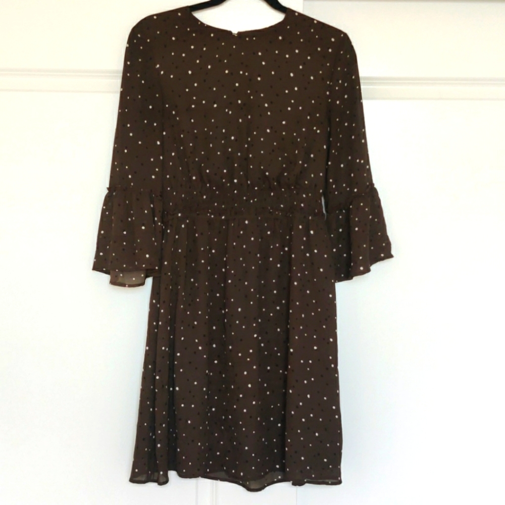 H&M Navy green dress